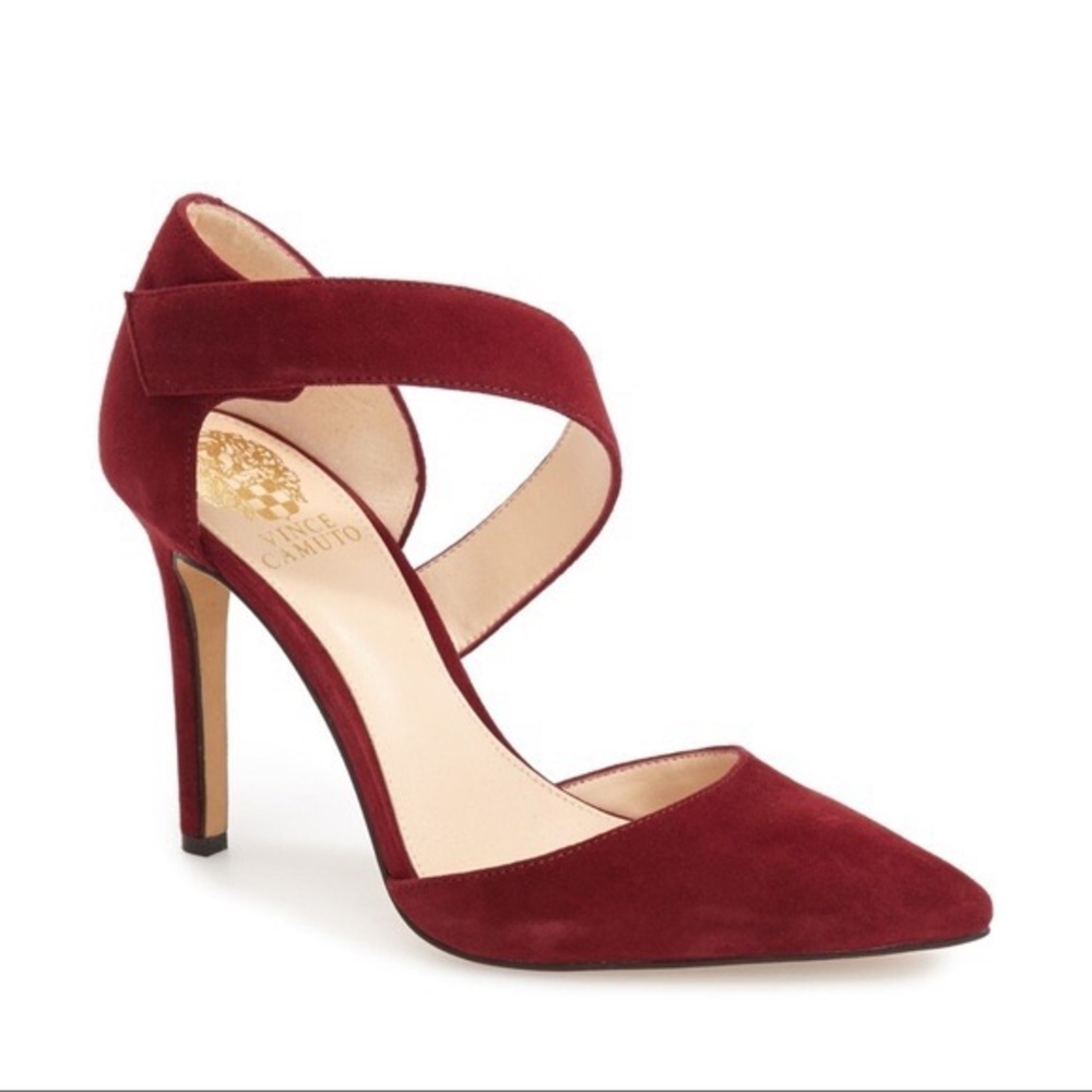 Vince Camuto Charlotte Suede Chianti Size 8 M